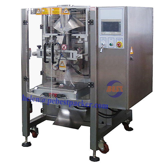 embaladora Máquina com automática pesagem de flocos de batata Salgadinhos Batatas fritas Mandioca Banana Chips 